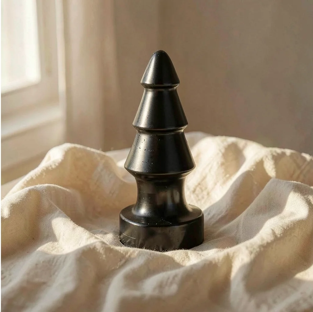 Frutille Plug Anale a Scalini 40 cm All Black 40x14 cm per esperti