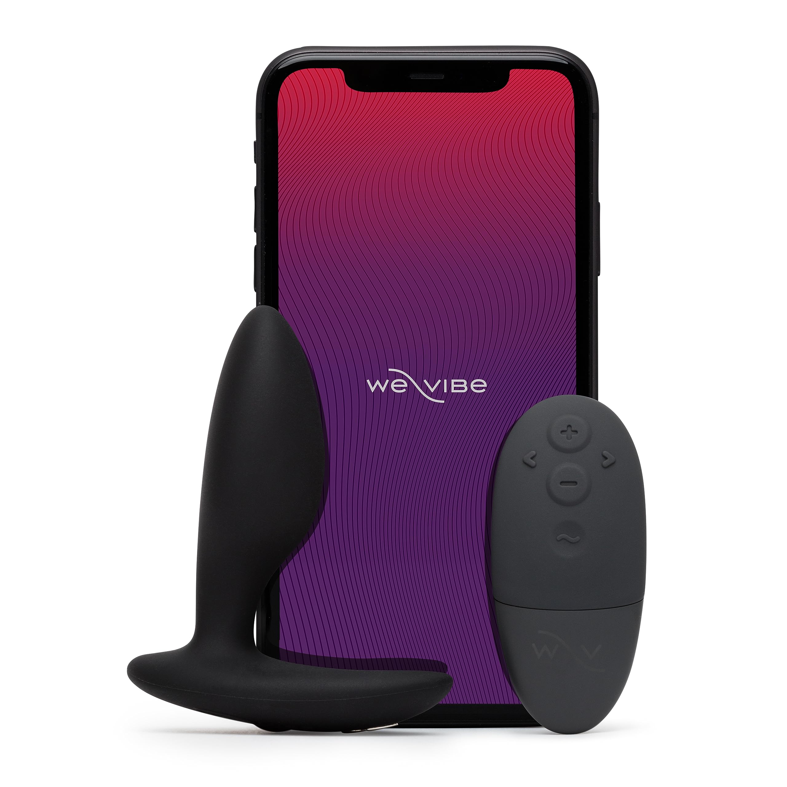 We-Vibe Ditto+ Plug Anale Vibrante Nero 10 modalità