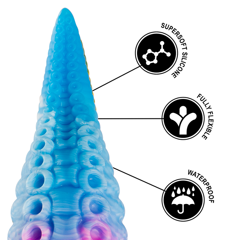 Epic Cybersilicock Phorcys dildo fantasy blu