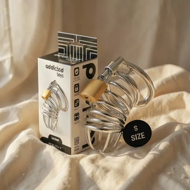 Addicted Toys Iron Cell S gabbia castità metallo 40 mm