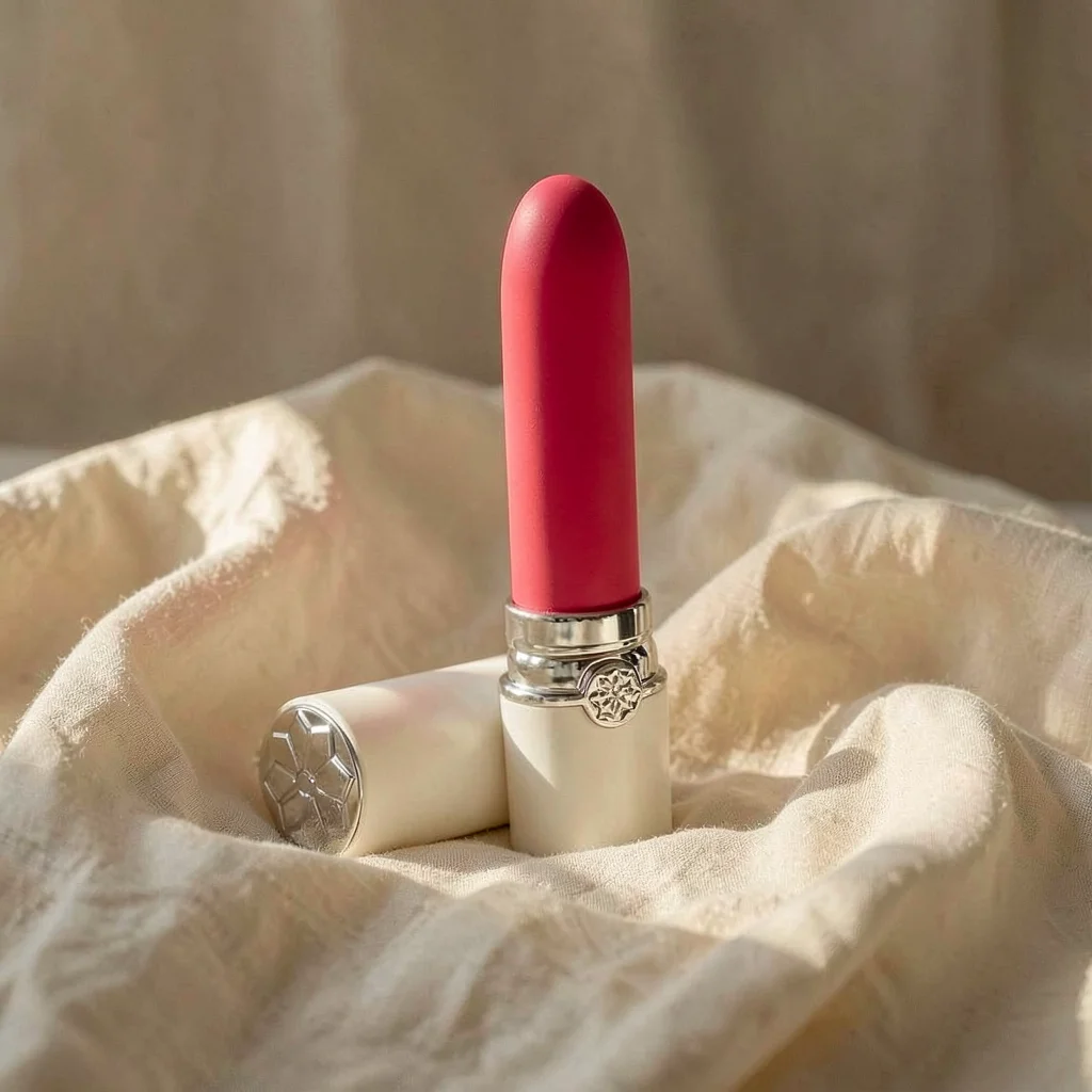 Lips Style Cleo vibratore rossetto bianco rosa 10 modalità
