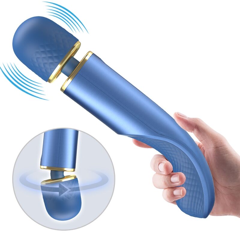Pretty Love Massaggiatore bacchetta vibrante blu USB
