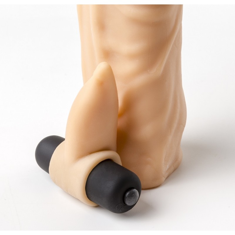 Love Hit S4 guaina pene realistica 20 cm vibrante