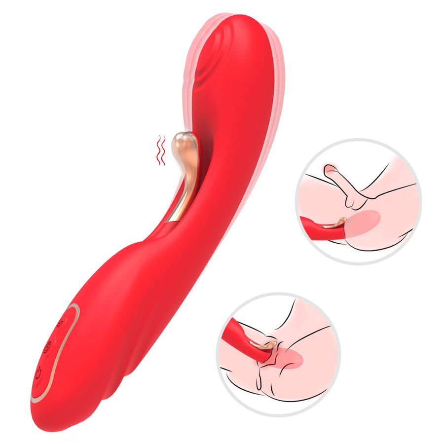 Armony Lingua Oscillante Duo vibratore Rosso punto G