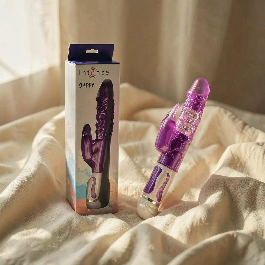 Intense Guppy vibratore rotante lilla 12 velocità