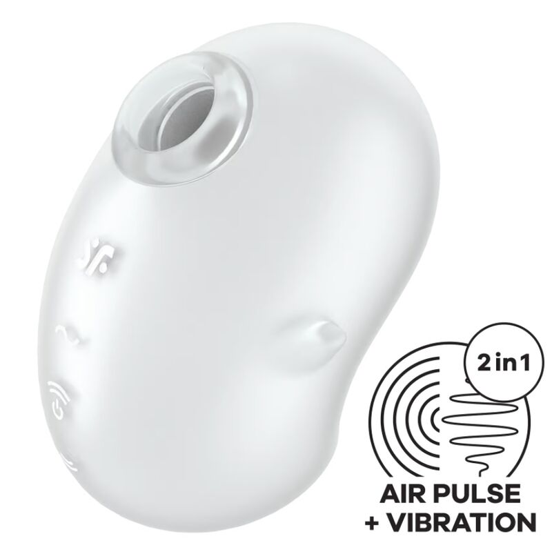 Satisfyer Cutie Ghost stimolatore clitoride bianco