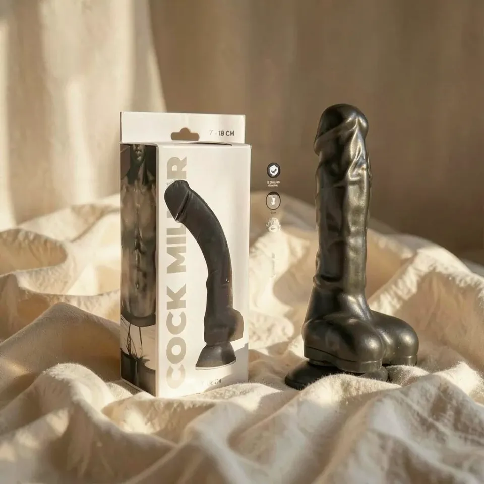 CockMiller Cocksil Nero 18 cm dildo realistico ventosa
