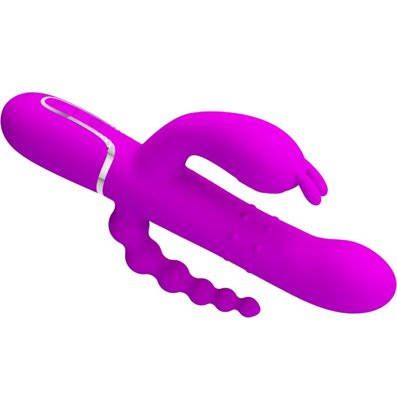 Pretty Love Cammy vibratore rabbit triplo silicone