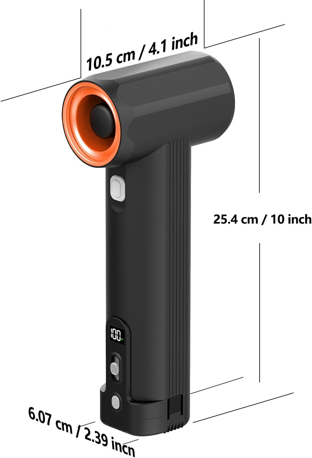 Kica JetFan Max soffiatore batteria 331 km/h display LED