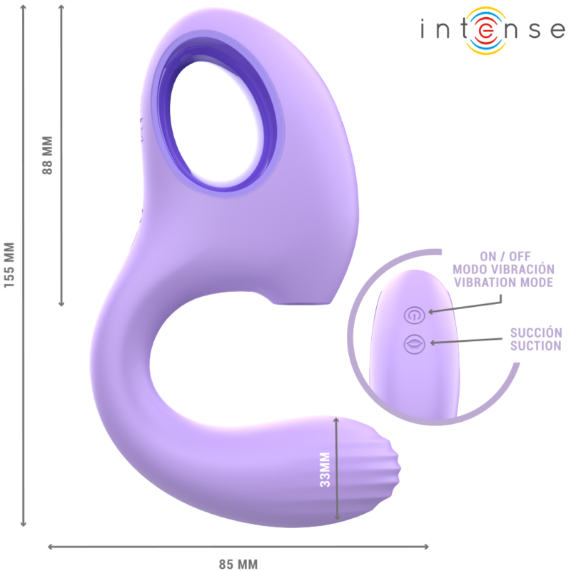 Intense Baxter Stimolatore Clitoride Viola