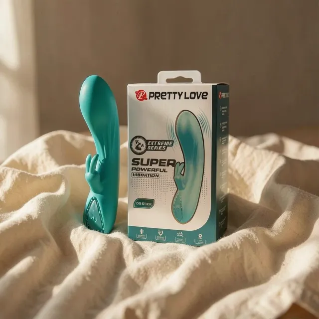 Pretty Love DJ Stick vibratore punto G turchese 10 modi