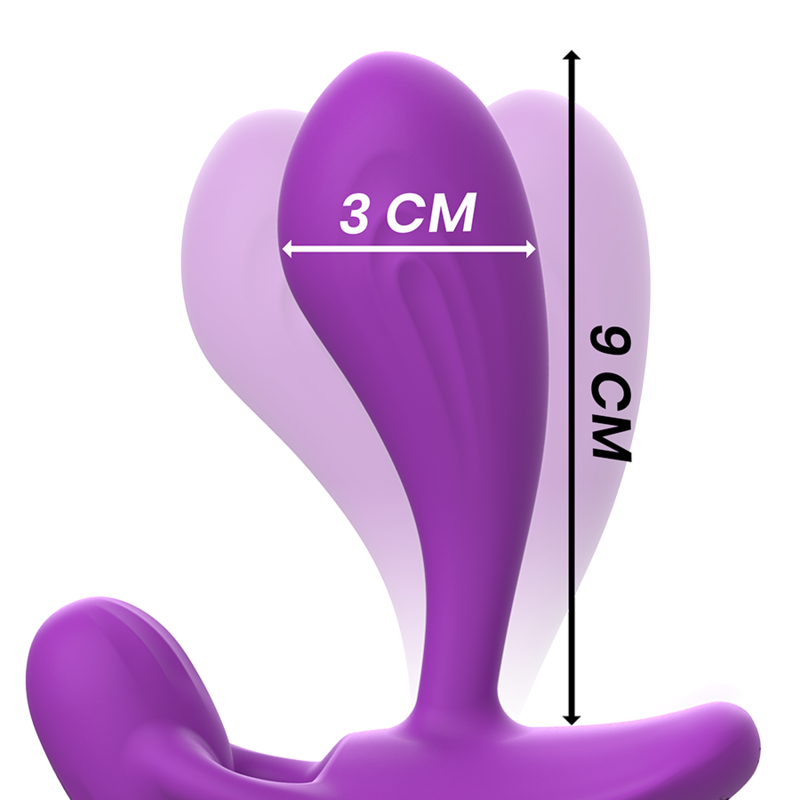 Intense Shelly Plug plug anale vibrante viola telecomando