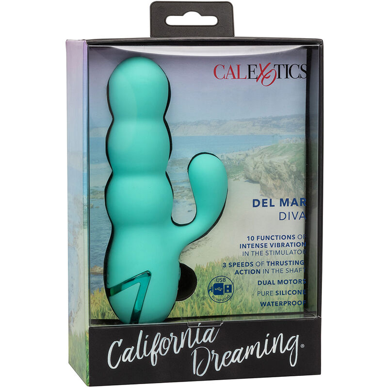 CalExotics Del Mar Diva vibratore punto G spingente aqua