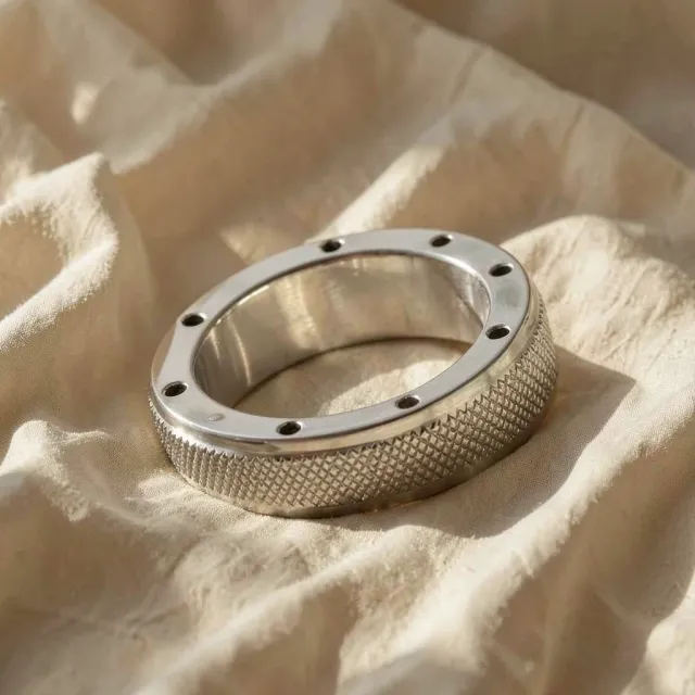 Metal Hard Metalanello 40 mm Anello in Acciaio
