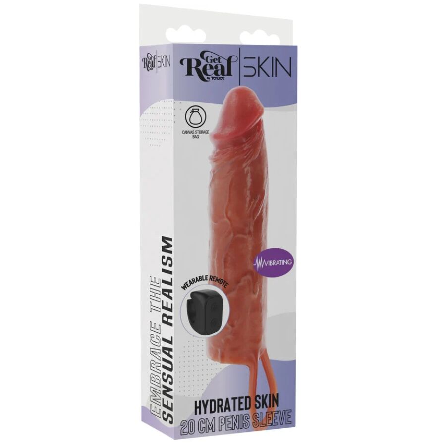 ToyJoy Hydrated Skin guaina vibrante 20 cm telecomando