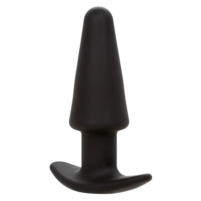 CalExotics Rock Bottom Conico plug anale nero vibrante