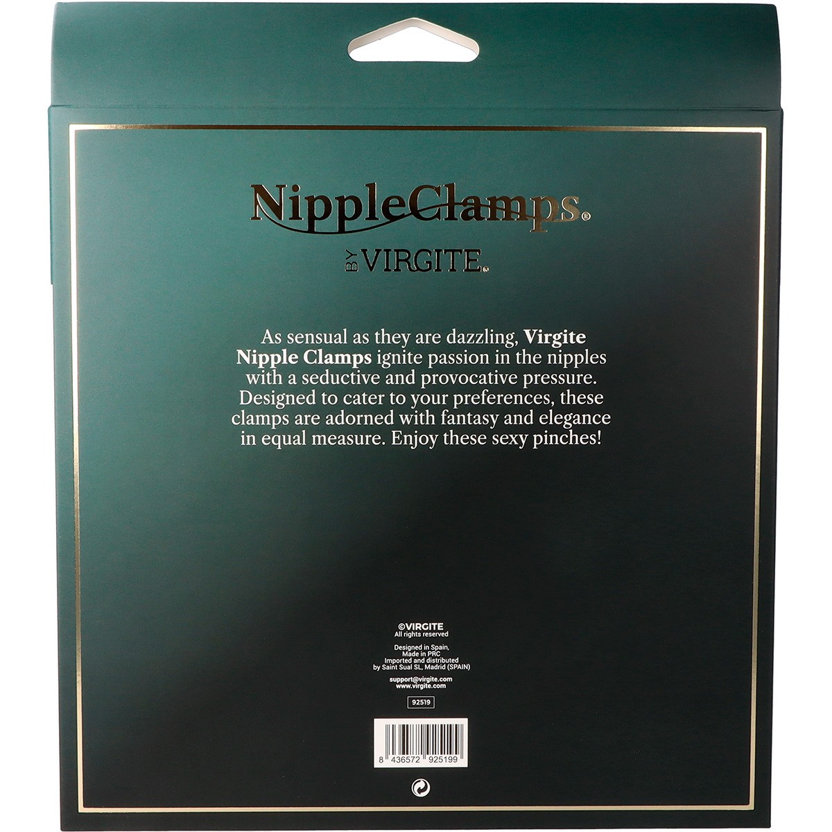 Love Hit Nipple Clamps pinze capezzoli Mod. 33 set 2 pezzi