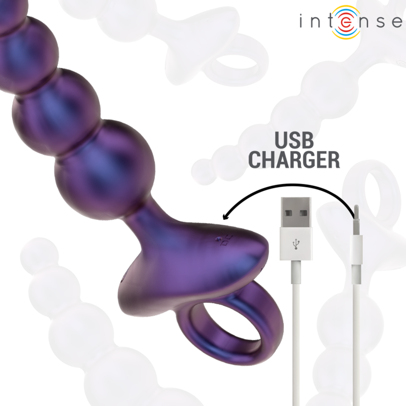 Intense Tito plug vibrante silicone con telecomando