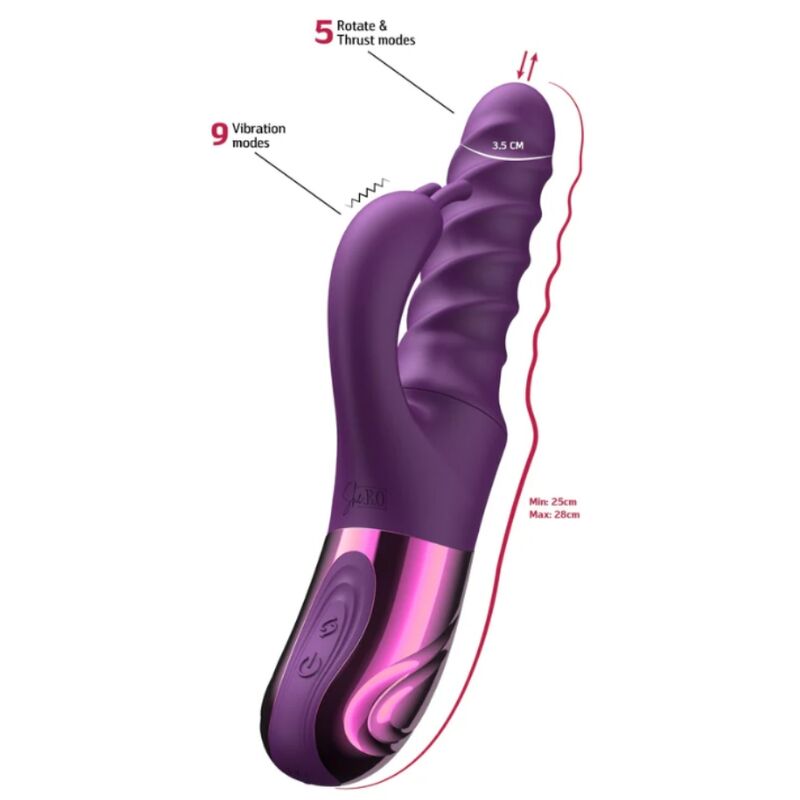 She.E.O Rabbit Swirl vibratore rabbit viola