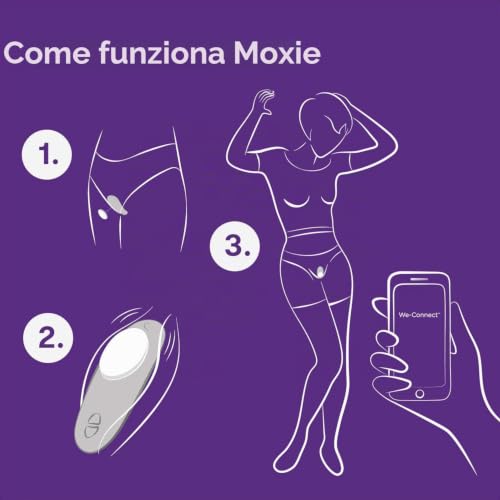 We-Vibe Moxie vibratore indossabile nero con telecomando